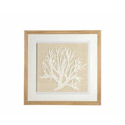 Cuadro abstracto Coral 40x40 cm