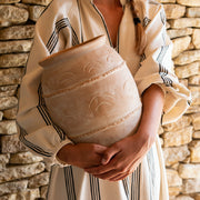 Jarrón de cerámica con detalle Alayor