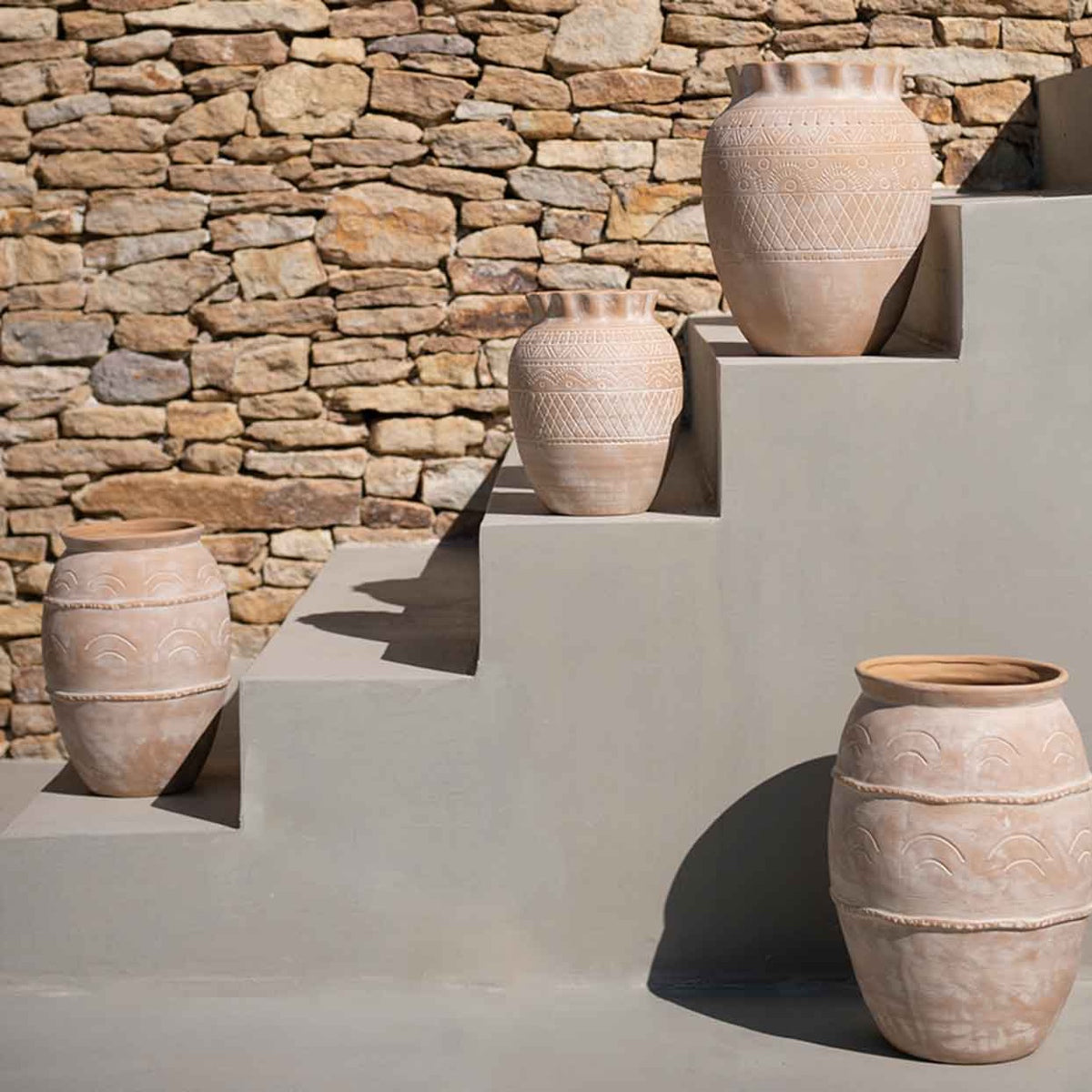 Jarrón de cerámica con detalle Alayor