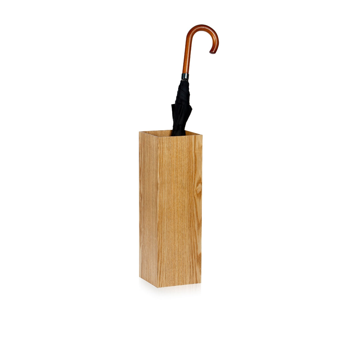 Paragüero moderno beige de madera
