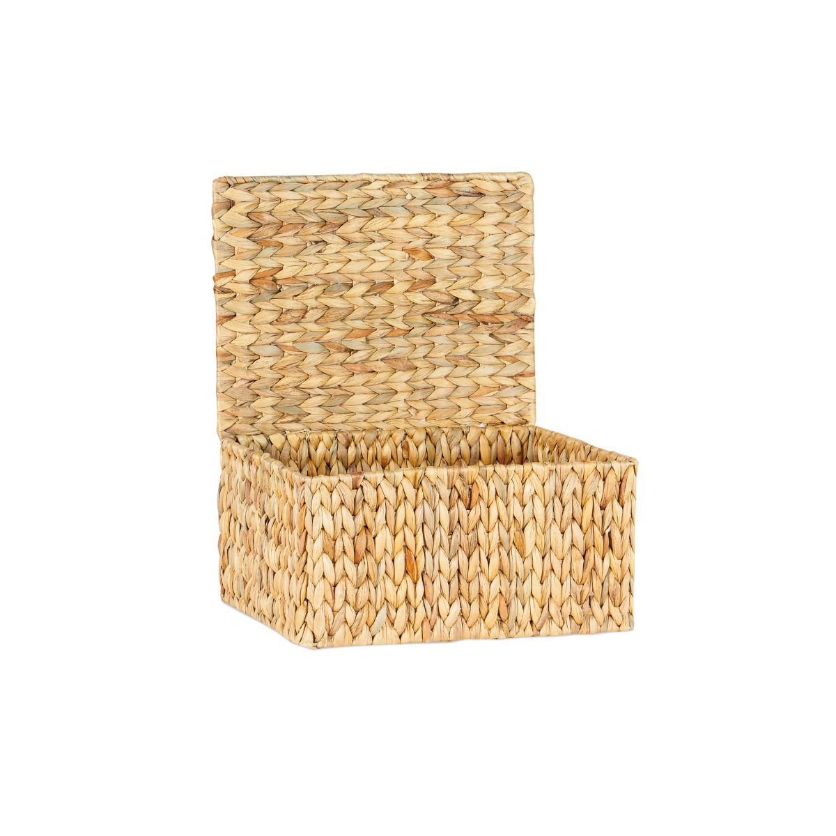 Set de 3 cajas de fibra natural trenzada