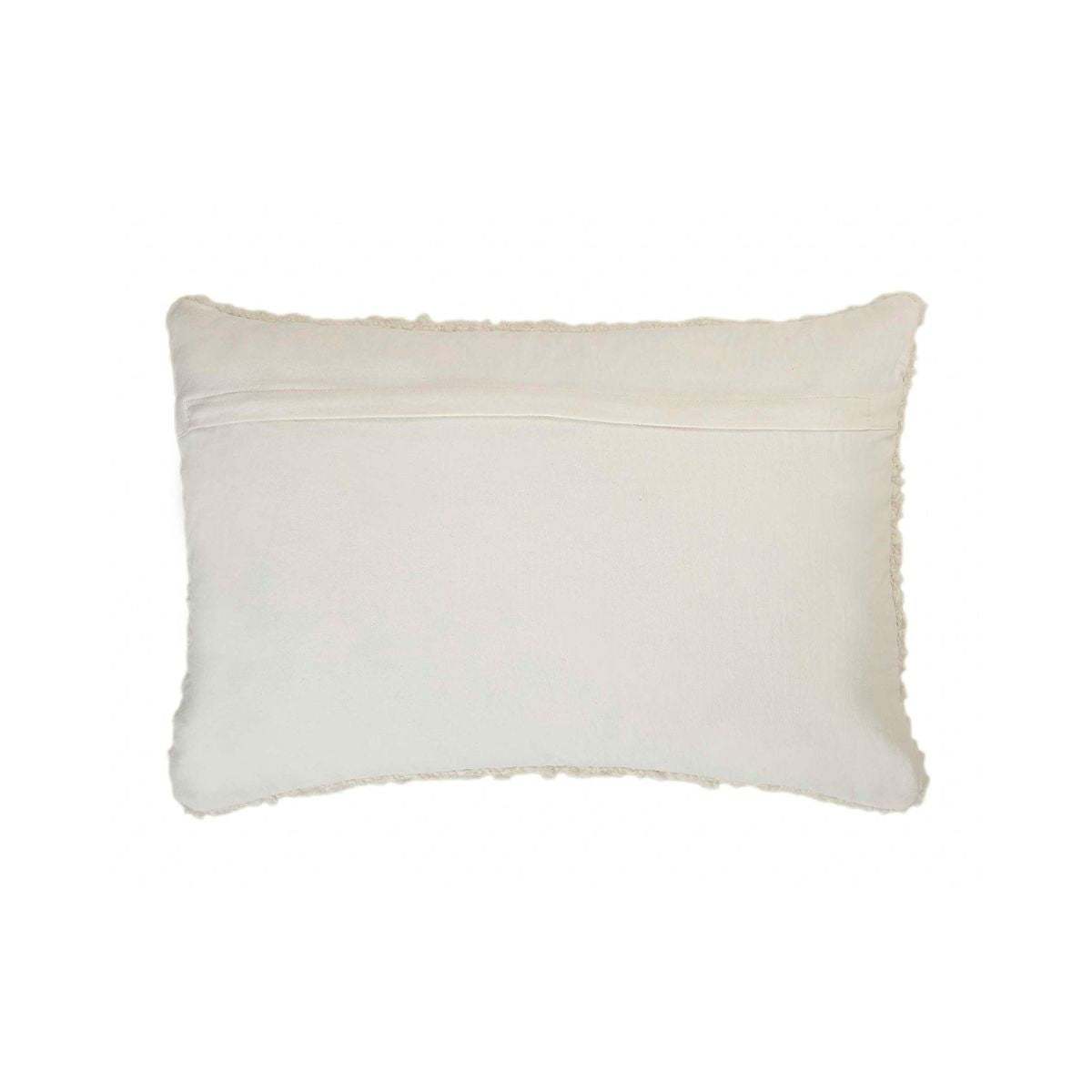 Cojín decorativo de blouclé blanco 40x60