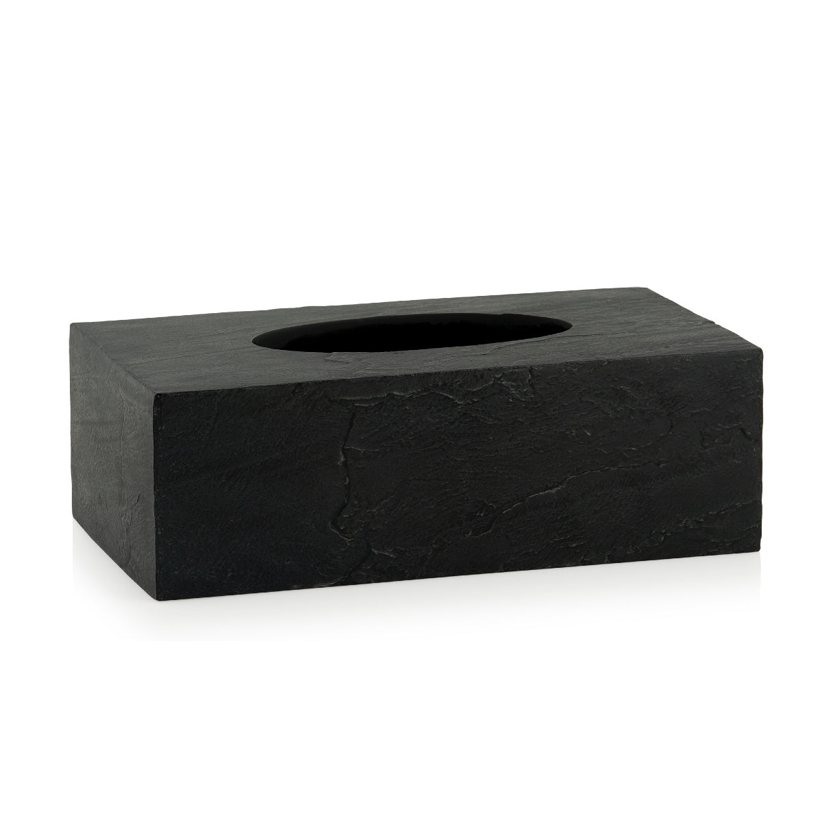 Portapañuelos de pizarra negro