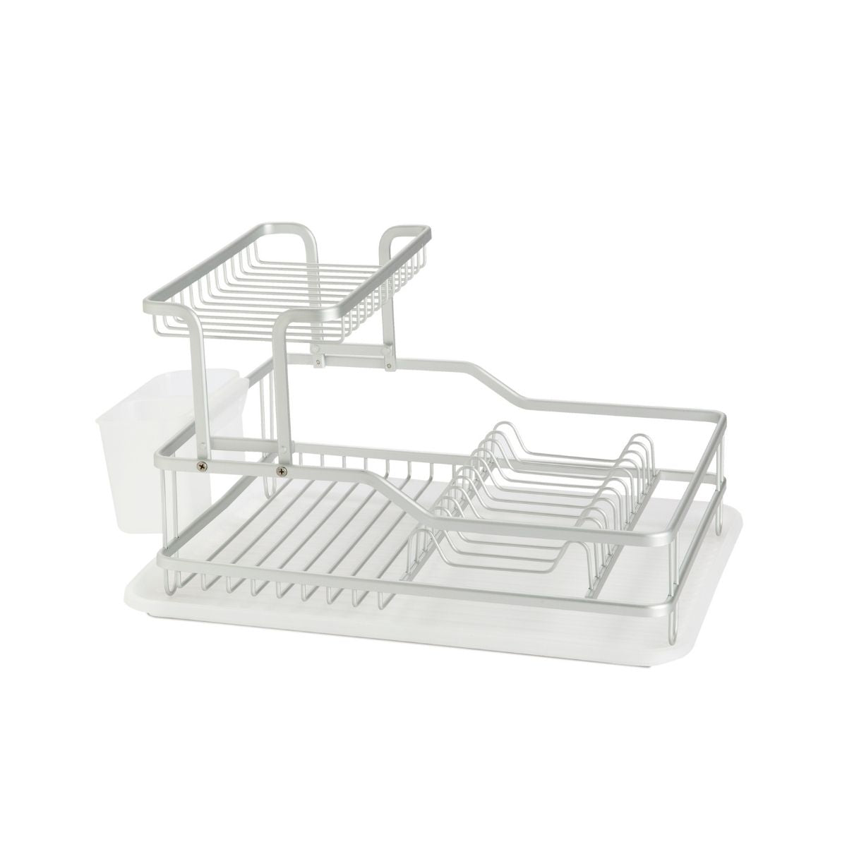 Escurreplatos de cocina de metal doble