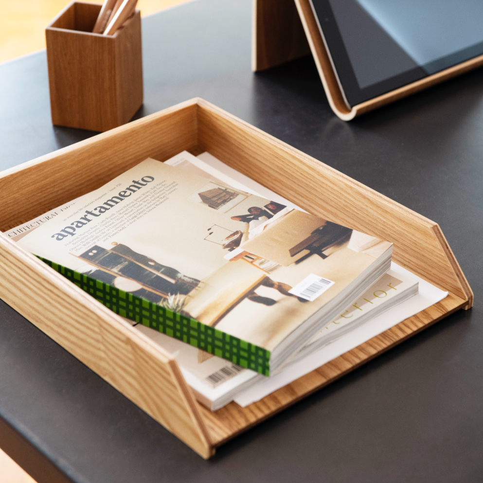 Wooden Desk Tray – Andrea House
