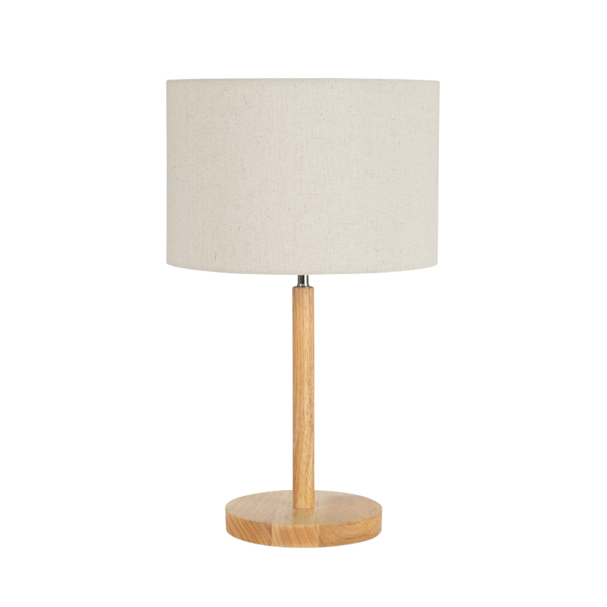 Lámpara de mesa moderna de madera