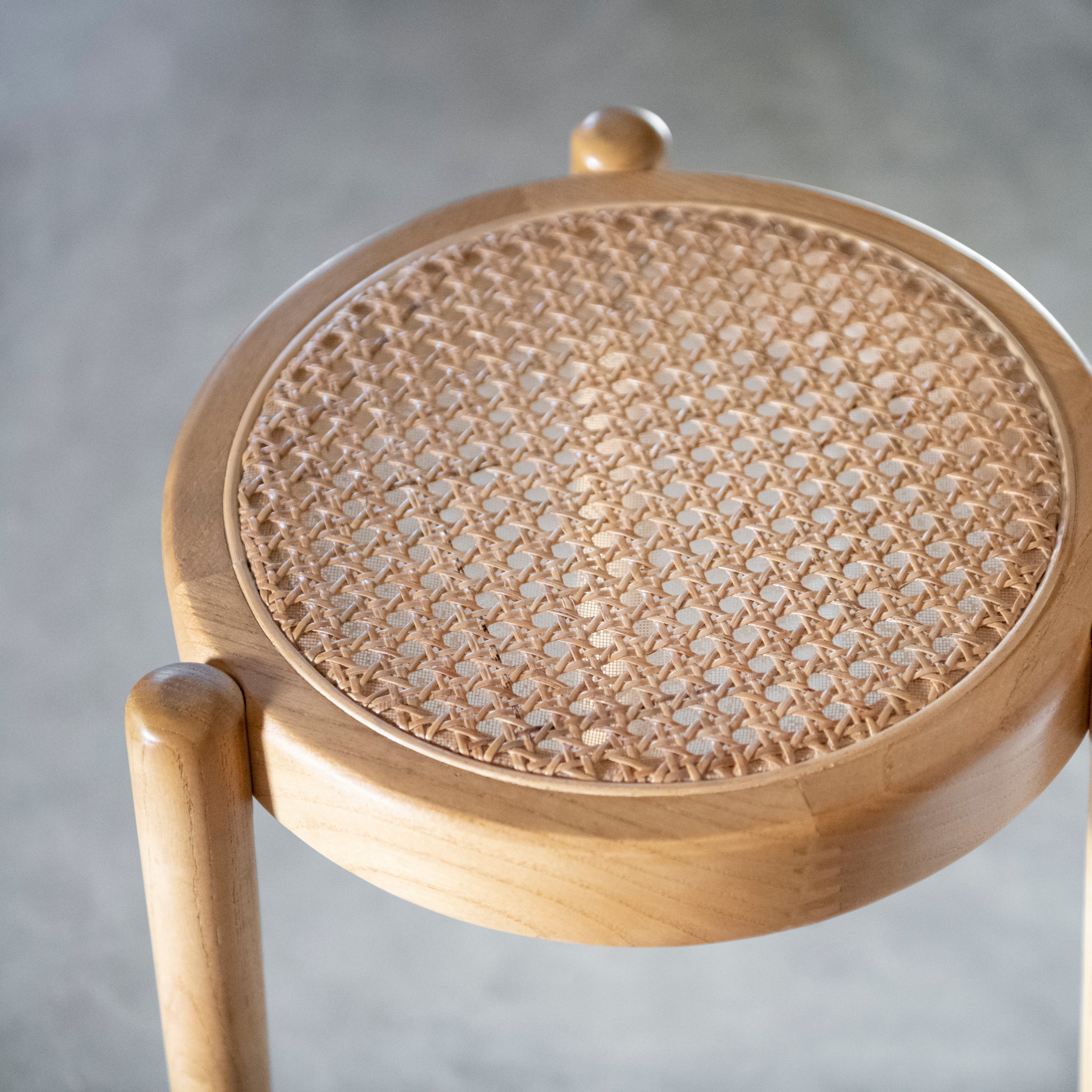Taburete de cocina vintage de madera
