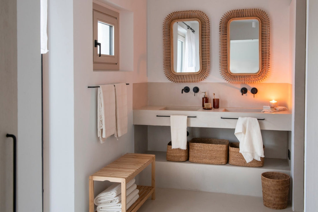 baño con diseño original
