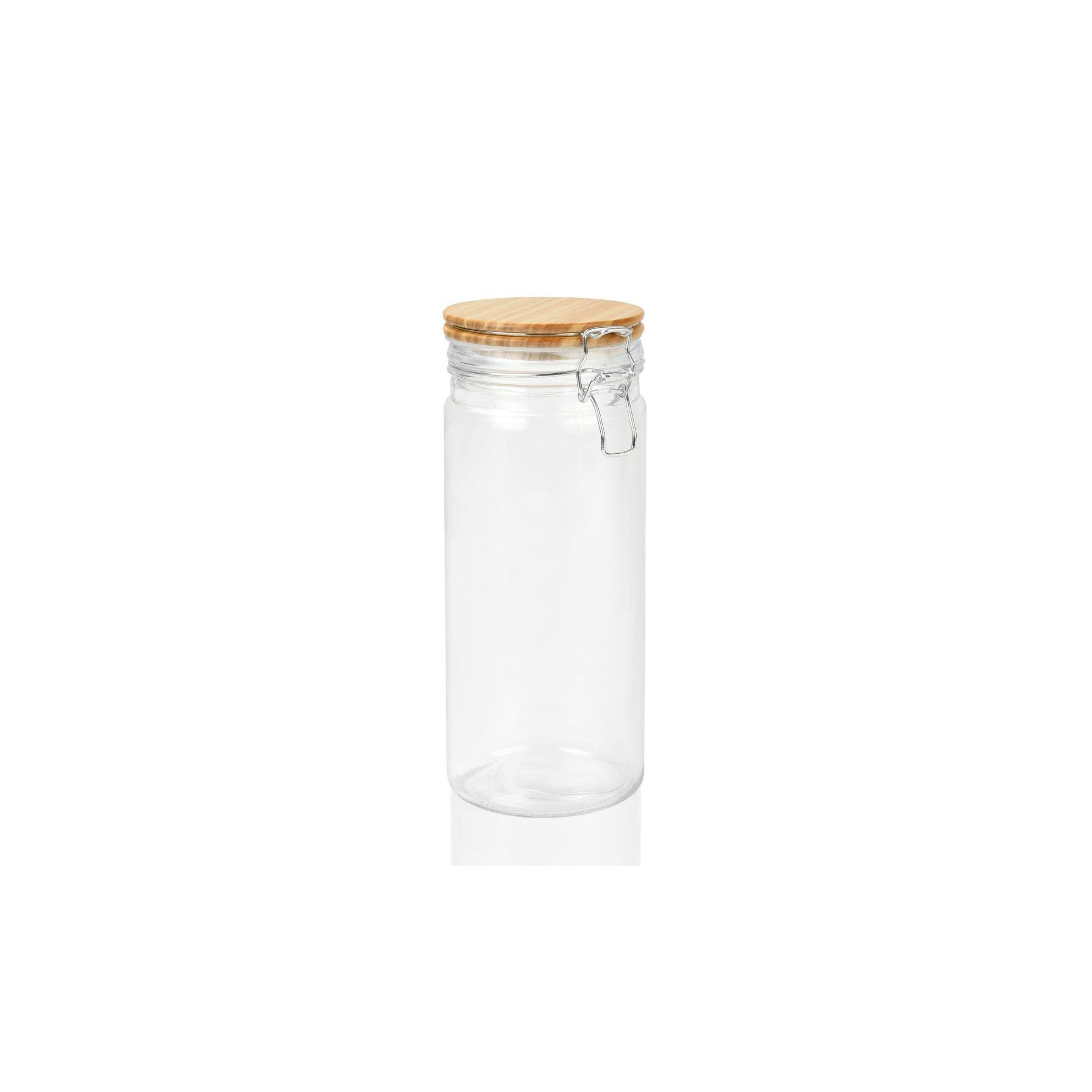 Pasta jar with wooden lid