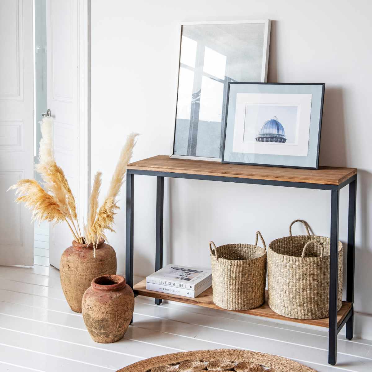 Cestas de organización de fibra natural