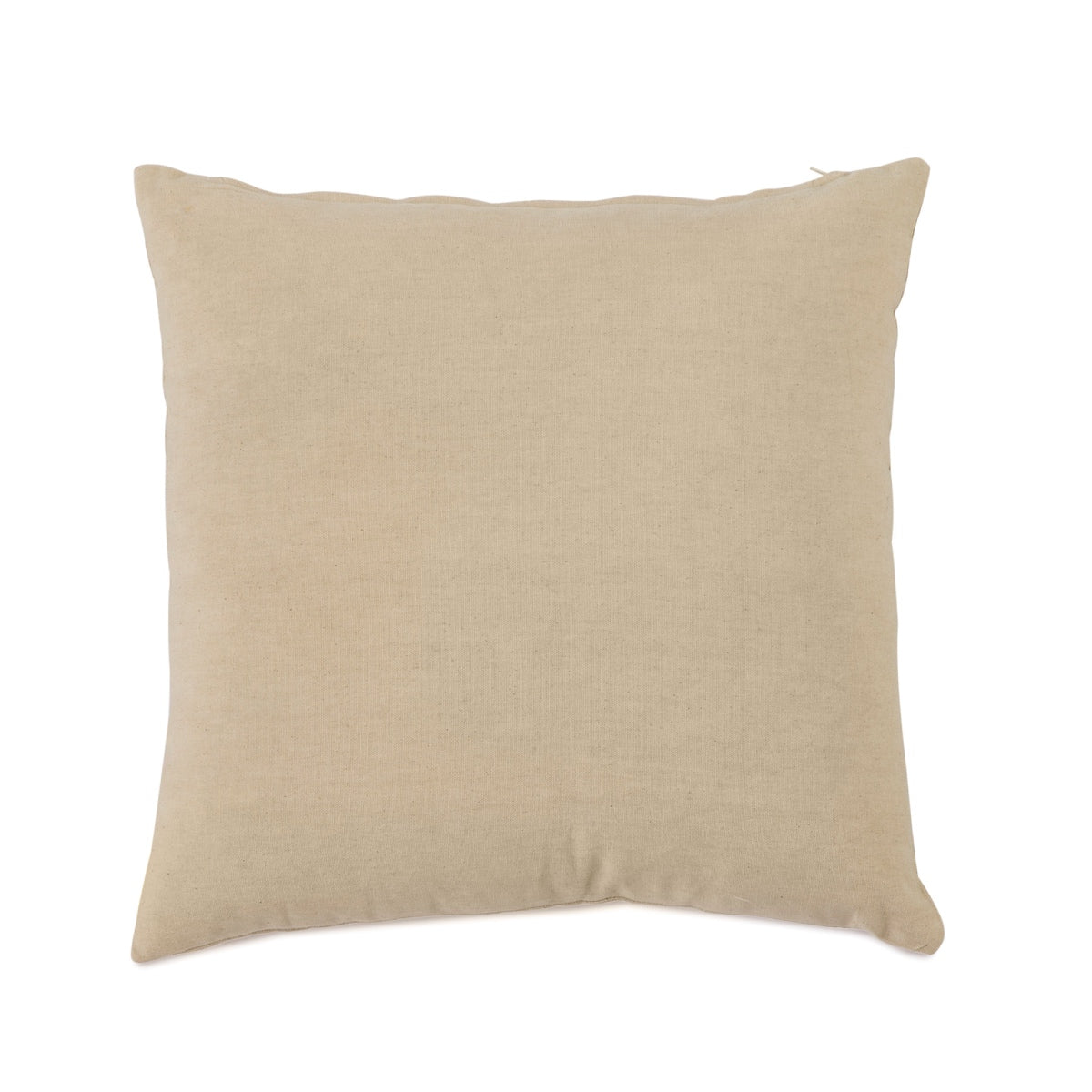 Cojín jaquard beige clásico 45x45 de algodón