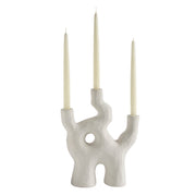 Candelabro decorativo de cerámica