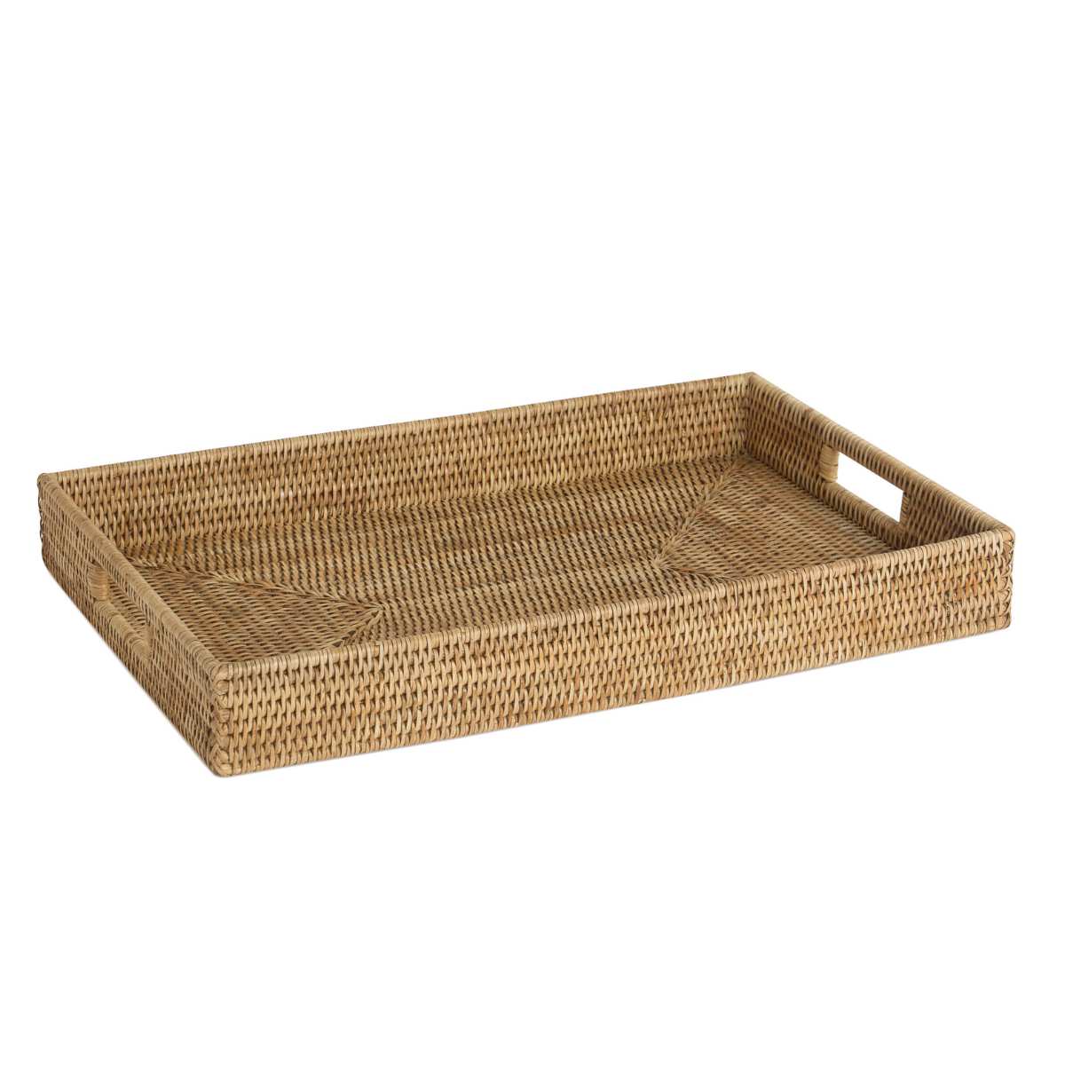 Bandeja de servir de ratán