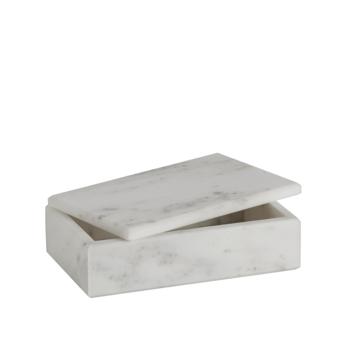 Joyero estilo clássico de mármol blanco