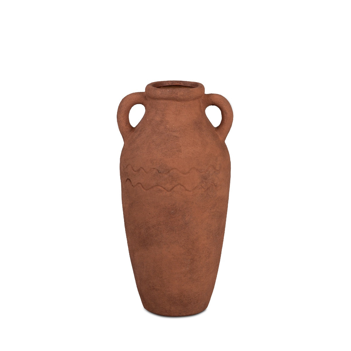 Jarrón decorativo de cerámica Maó terracota 37,5 cm