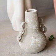 Jarrón decorativo de cerámica Atacama marrón 19 cm