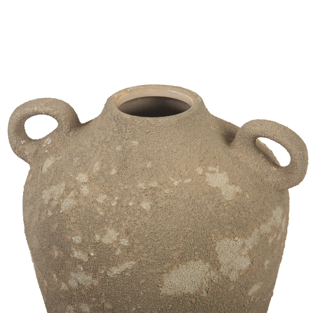 Jarrón decorativo de cerámica Atacama marrón 17 cm