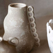 Jarrón decorativo de cerámica Atacama marrón 23 cm