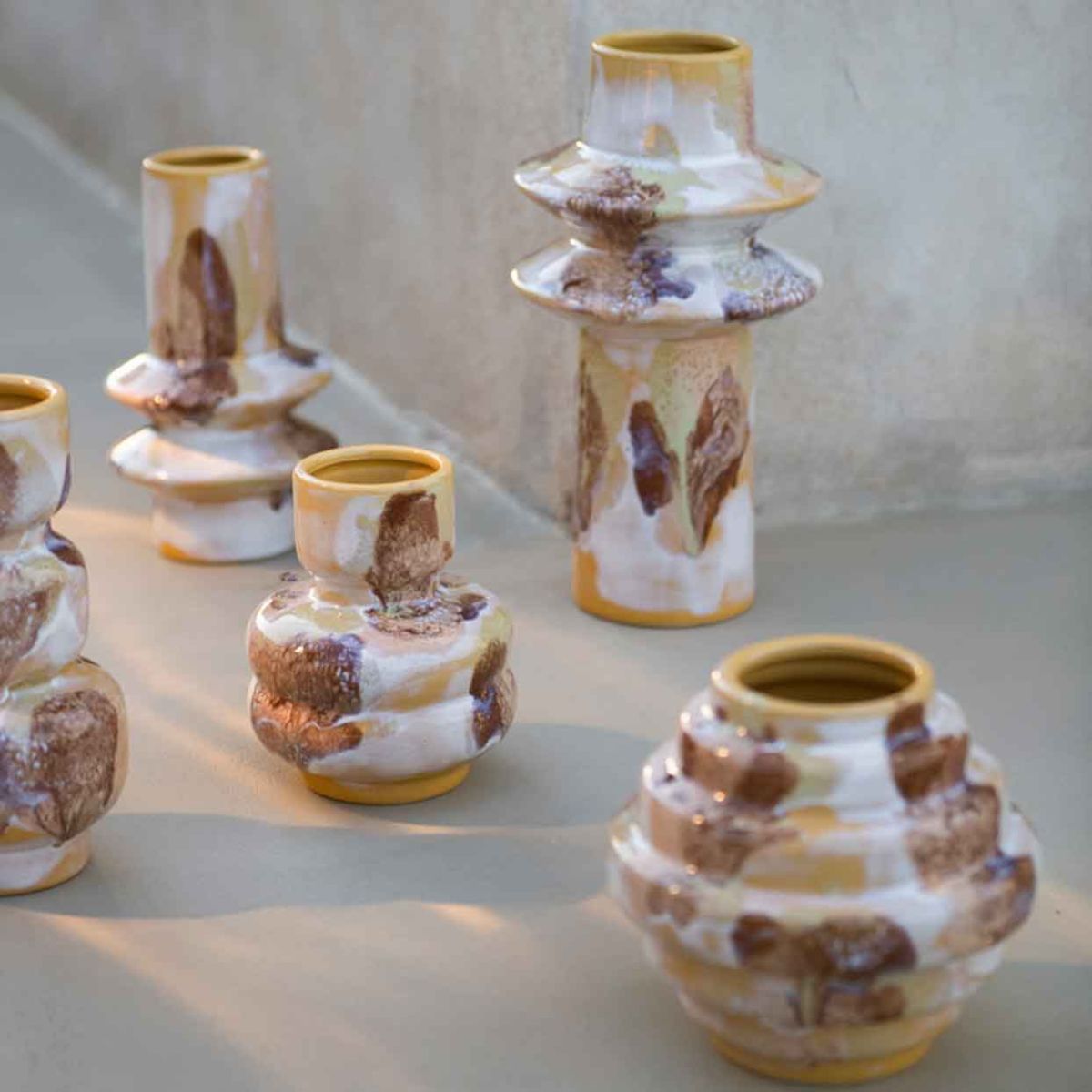 Jarrón decorativo de cerámica Venice 16 cm