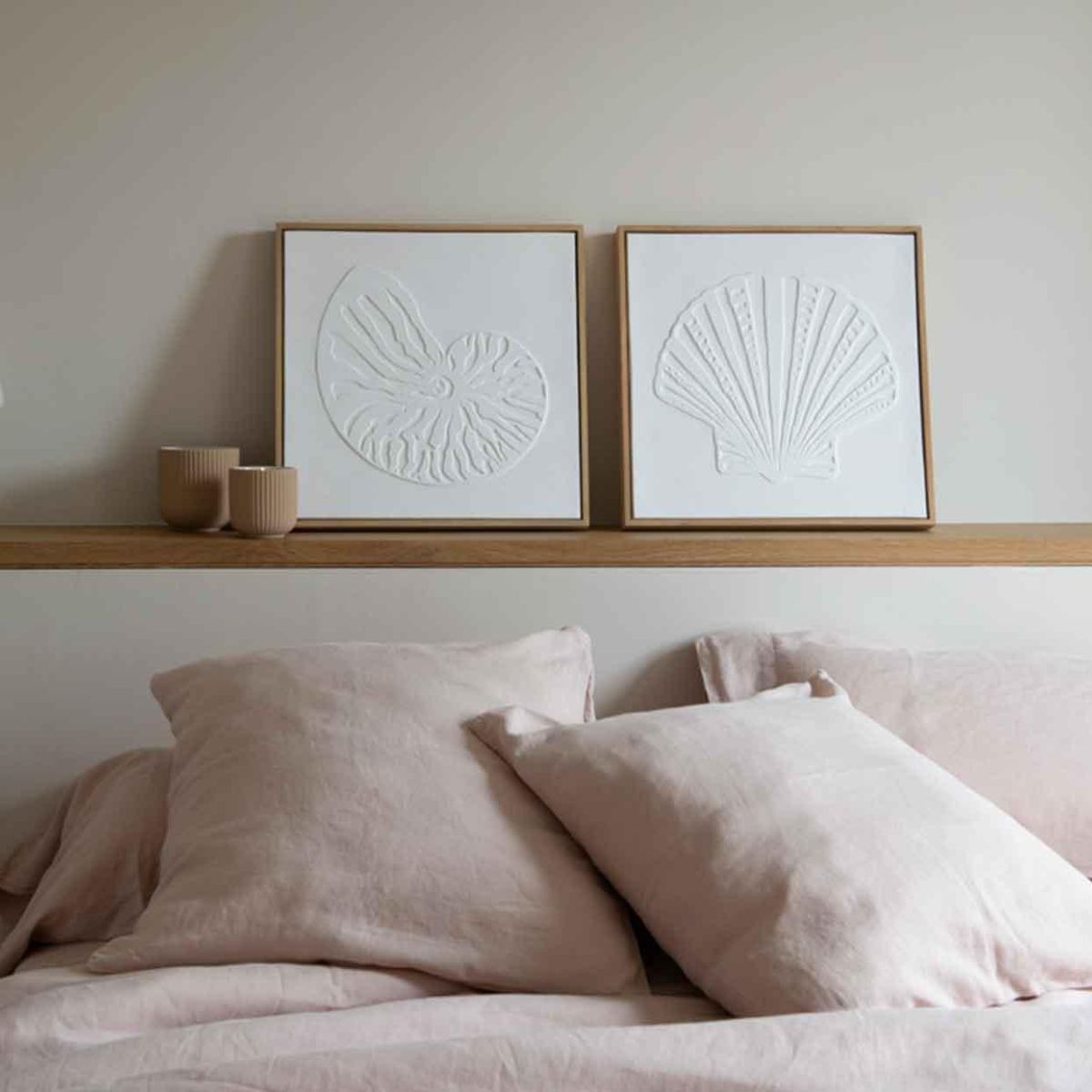 Cuadro abstracto caracola Nautilus 40 x 40