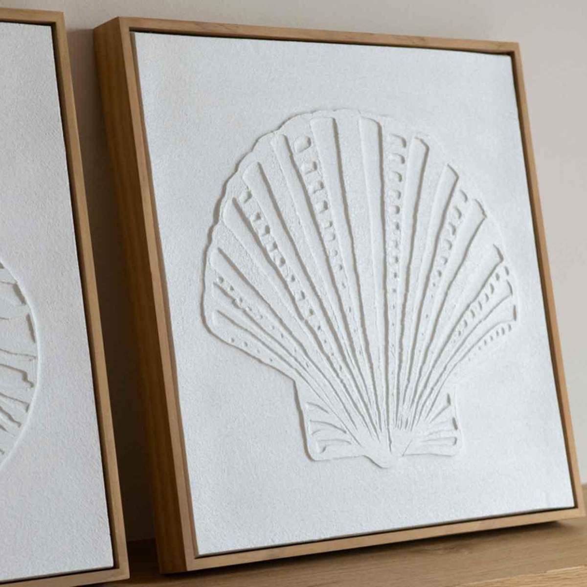 Cuadro decorativo concha Shell 40 x 40