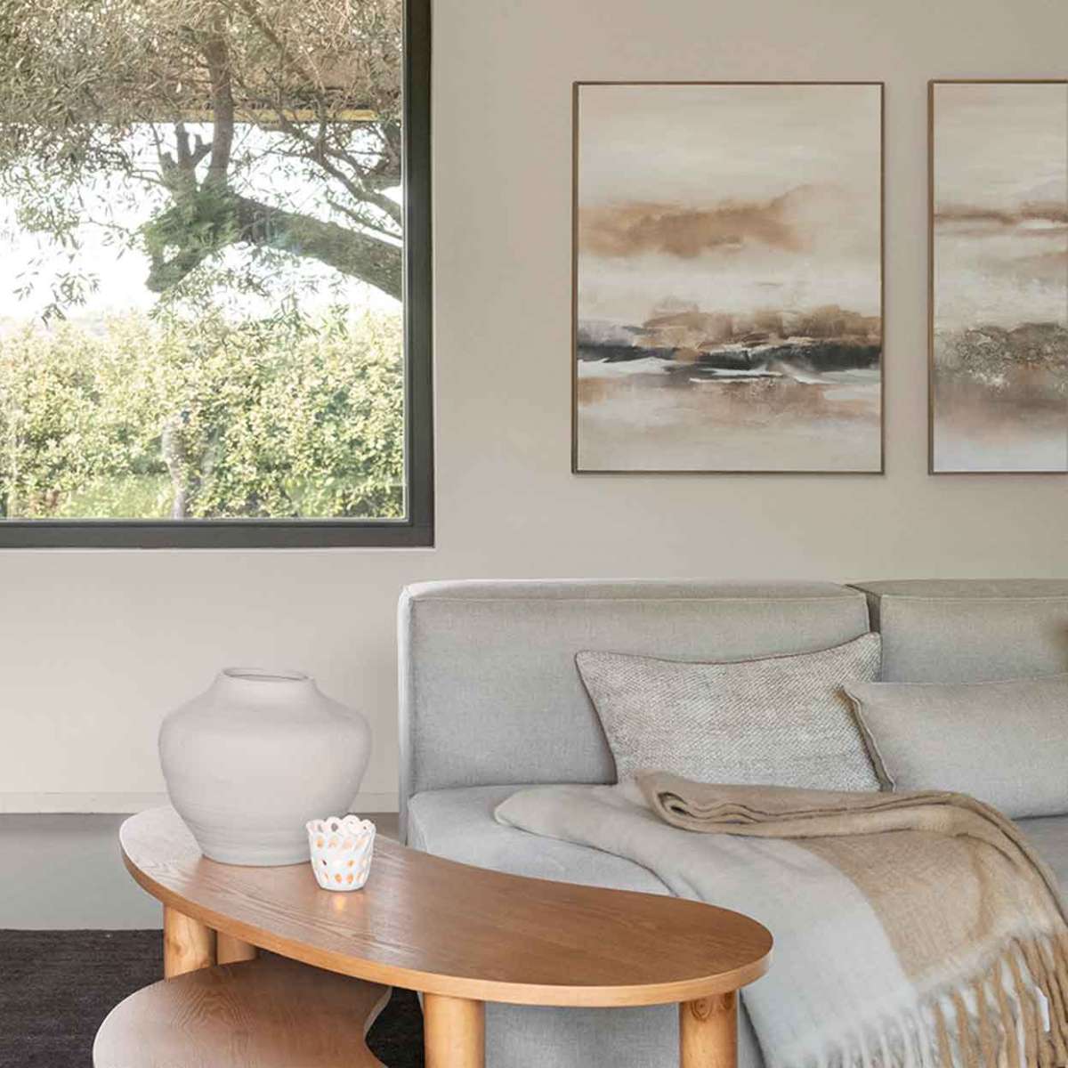 Cuadro abstracto multicolor Alabama 80 × 100