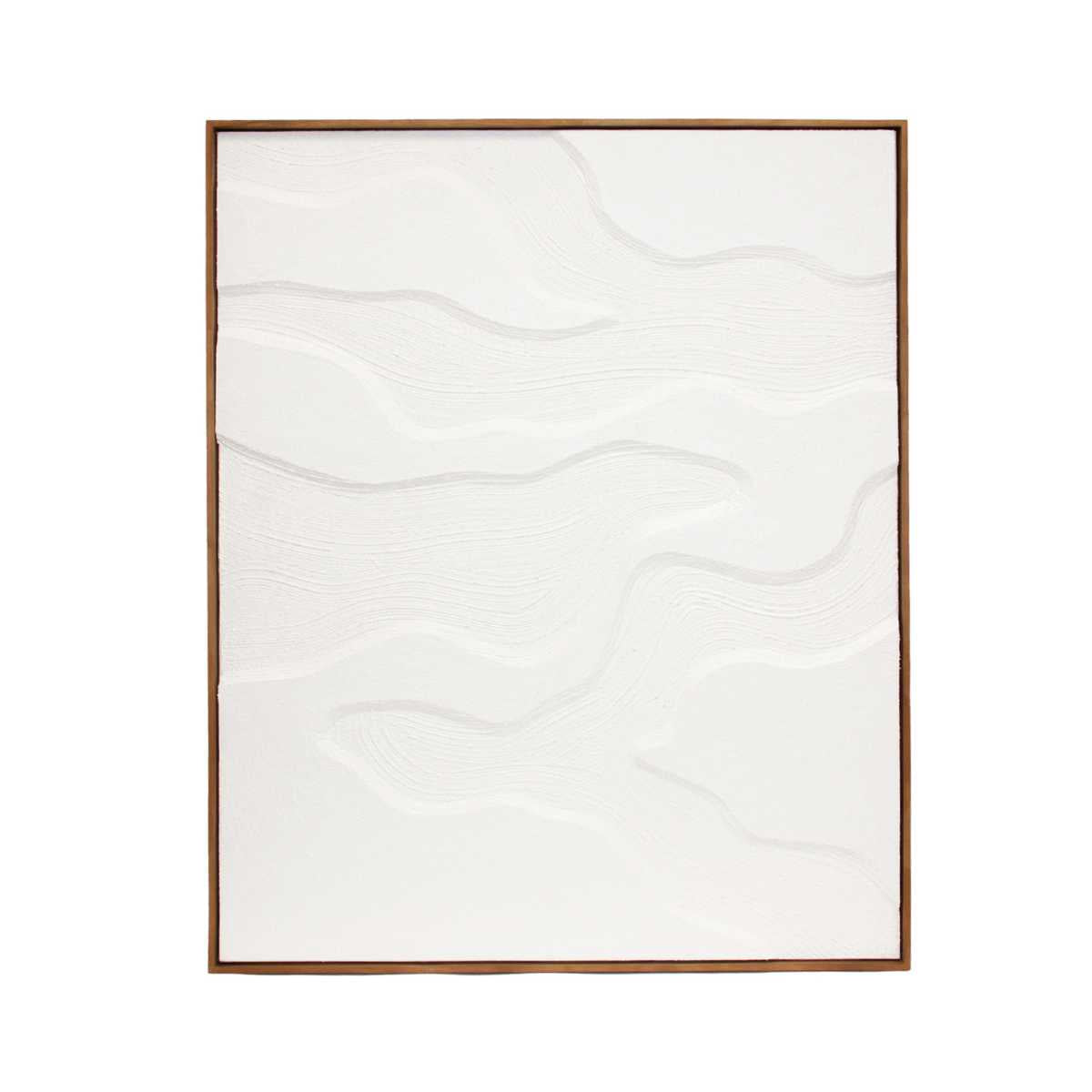 Cuadro abstracto blanco