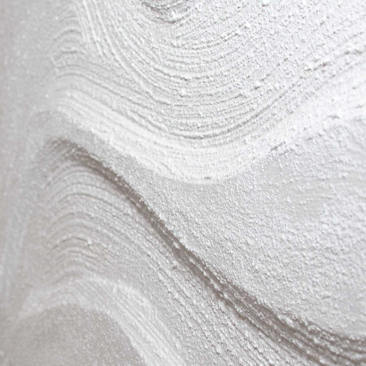 Pincelada cuadro abstracto blanco