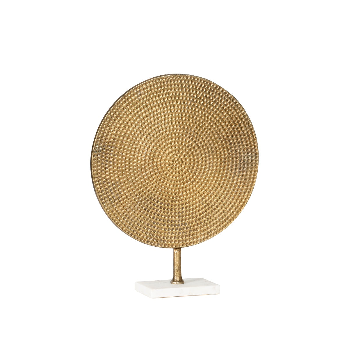 Decorative figure made of gold metal, 38 cm