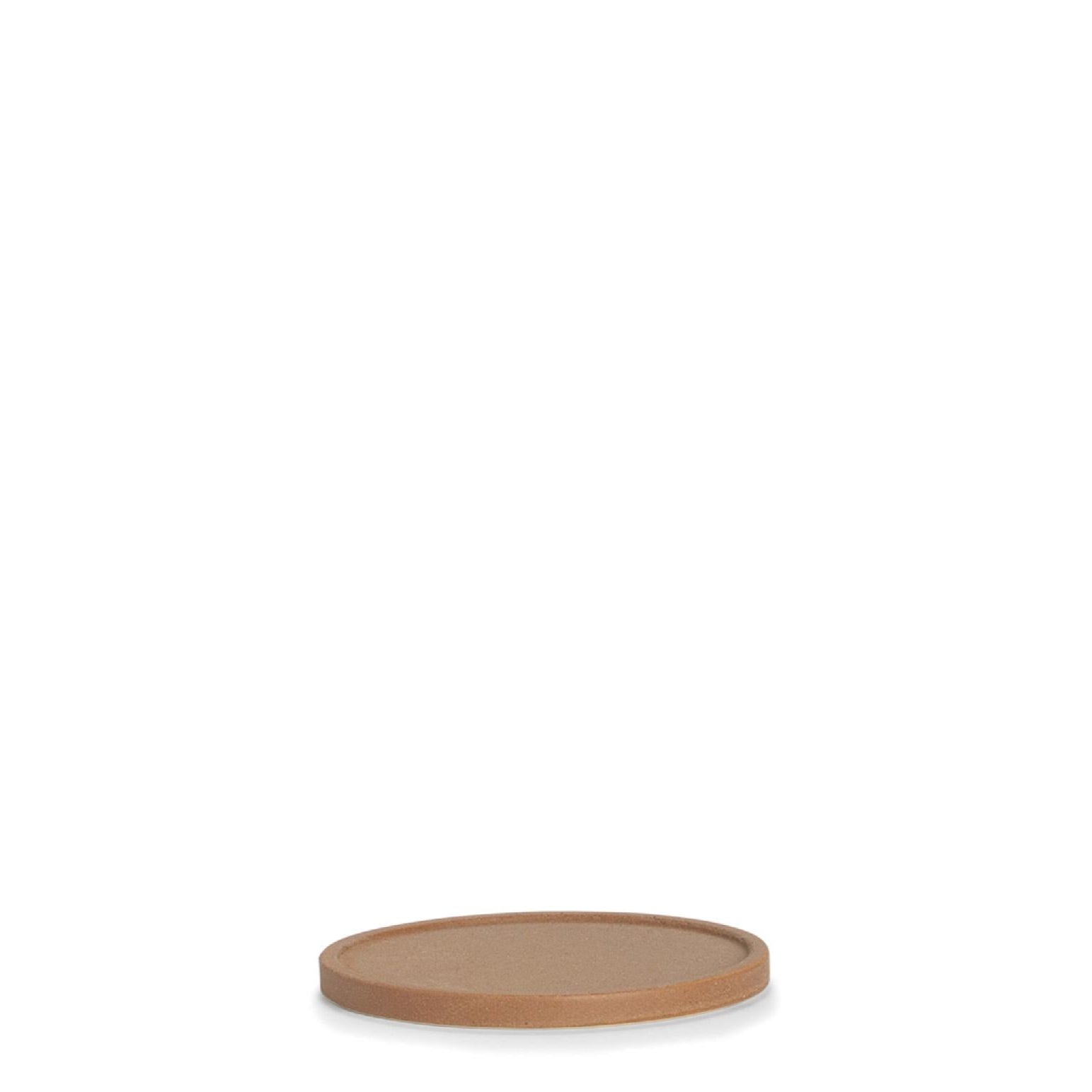 Decorative brown ceramic pot 22cm