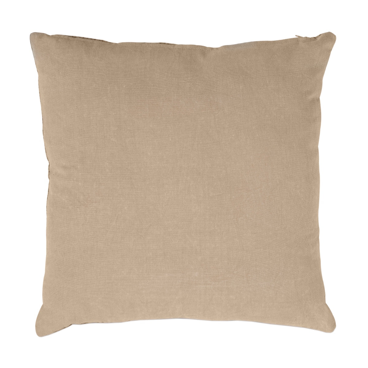 Brown cotton sofa cushion