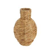 Decorative vase made of natural fiber