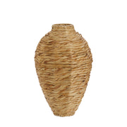 Decorative vase made of natural fiber