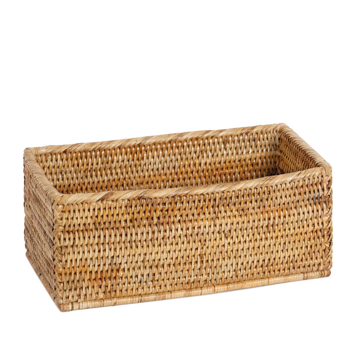 Cesta multiusos para organización de ratán