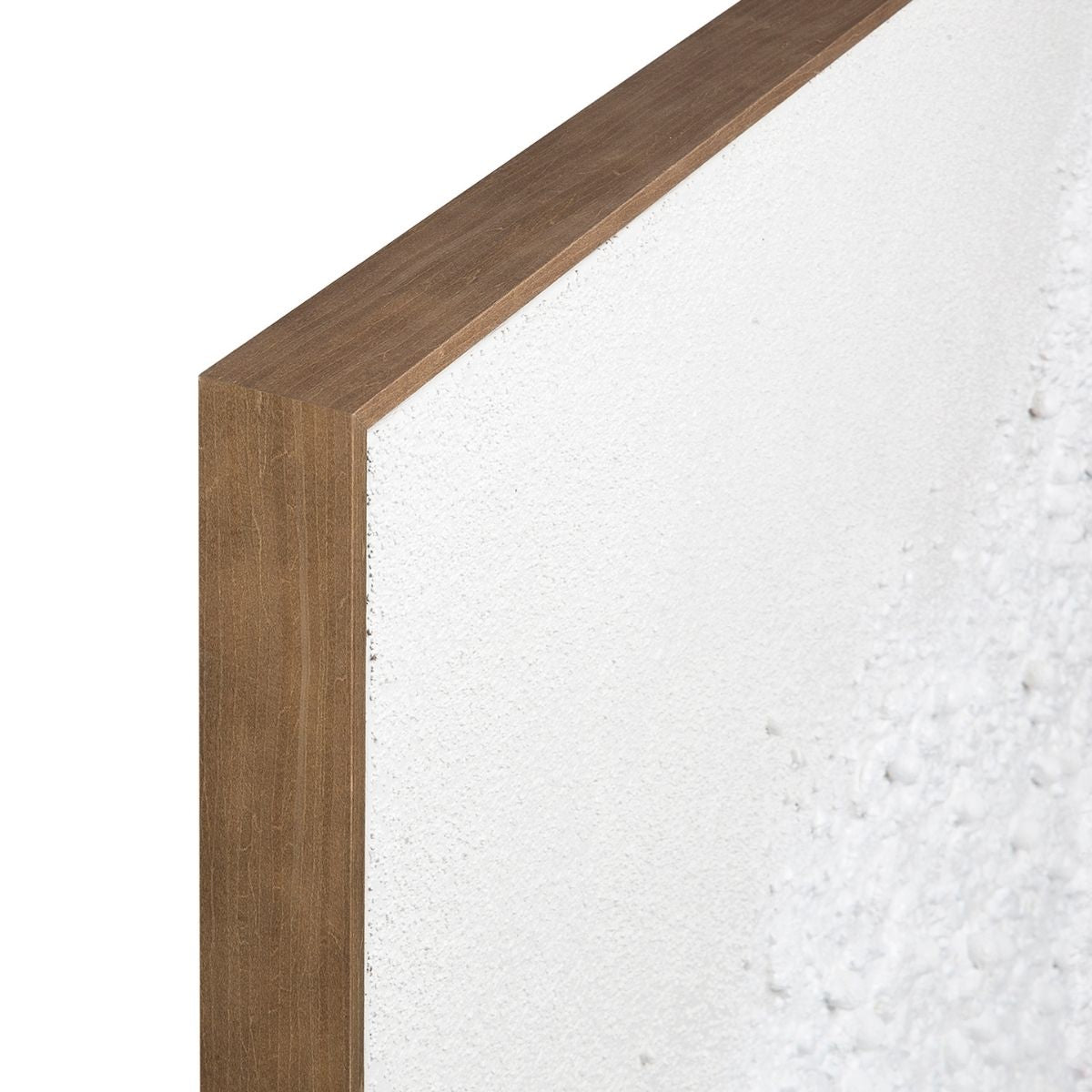 Detalle del marco de madera del cuadro
