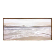 Cuadro abstracto paisaje playa