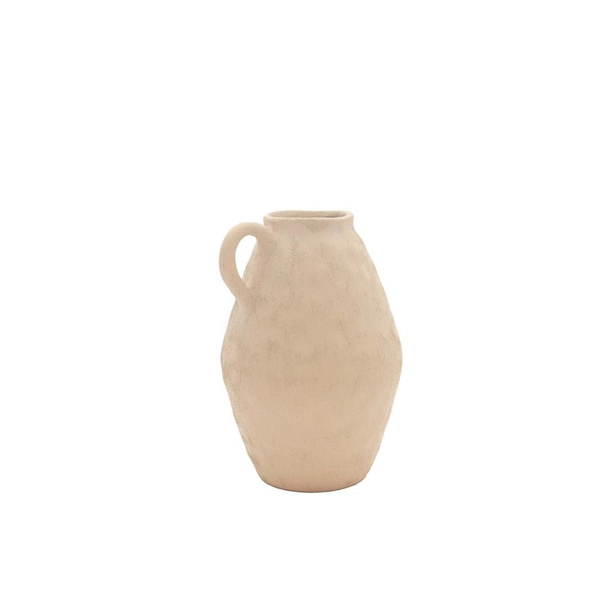 Jarrón gres beige Masaka 25 cm