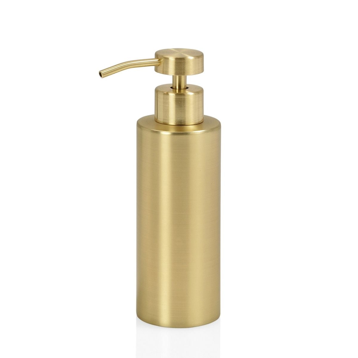 Dispensador de baño de acero inoxidable dorado