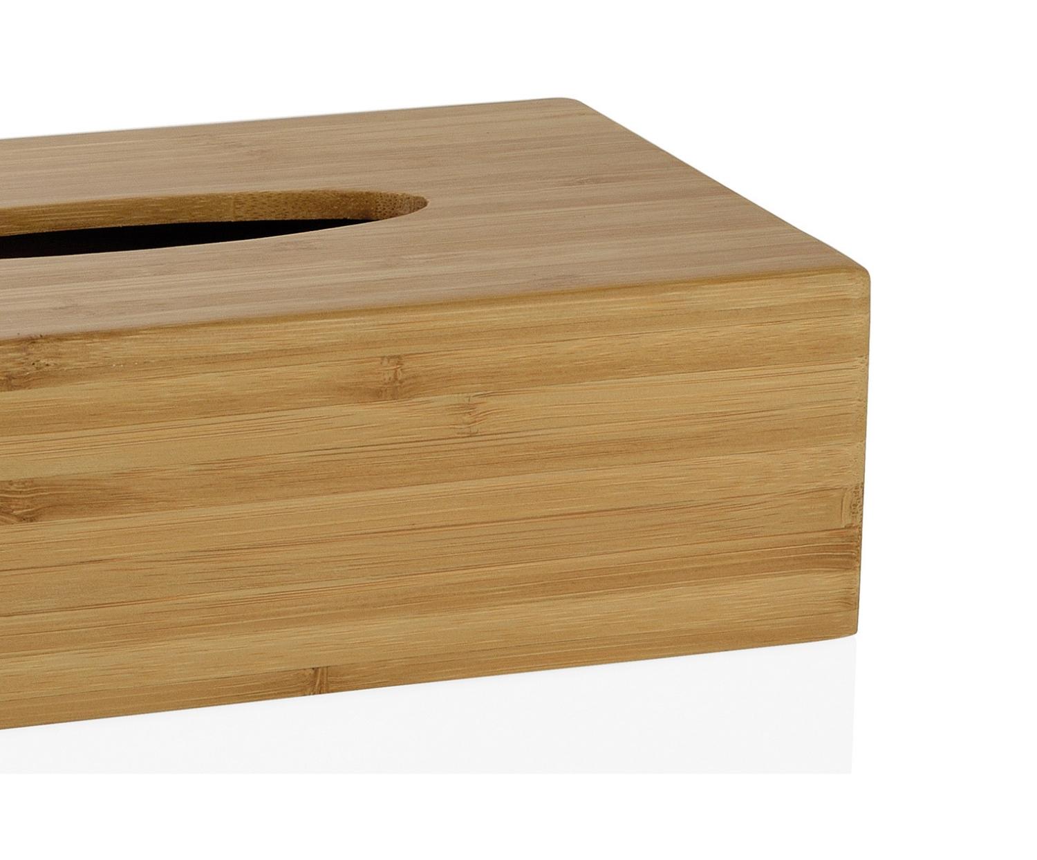 Bamboo tissue box