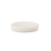 Jabonera de baño de resina blanca