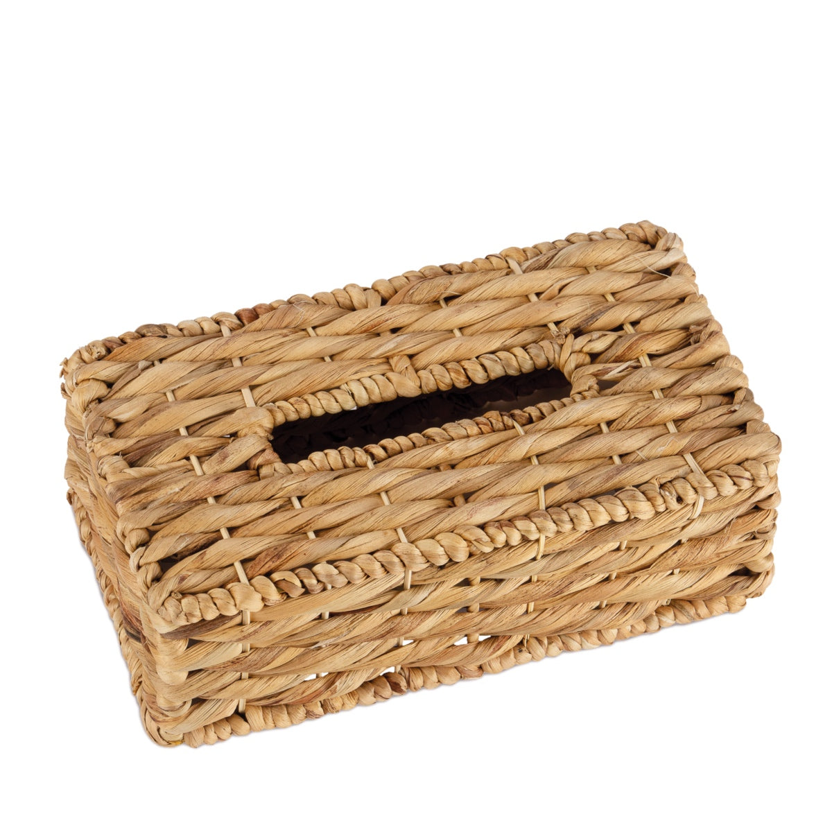 Natural fiber tissue box