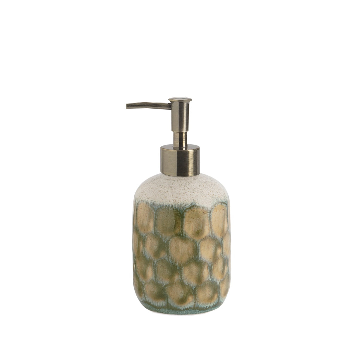 Dispensador de baño de cerámica verde