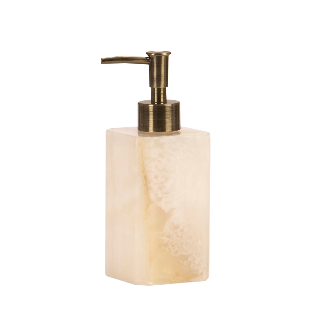 White marble bathroom dispenser