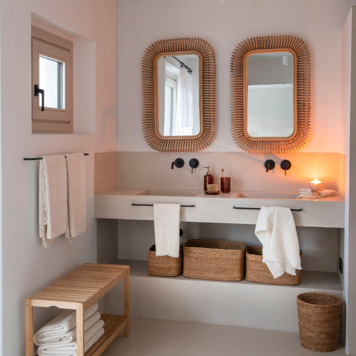 Dispensador de baño de cristal marrón
