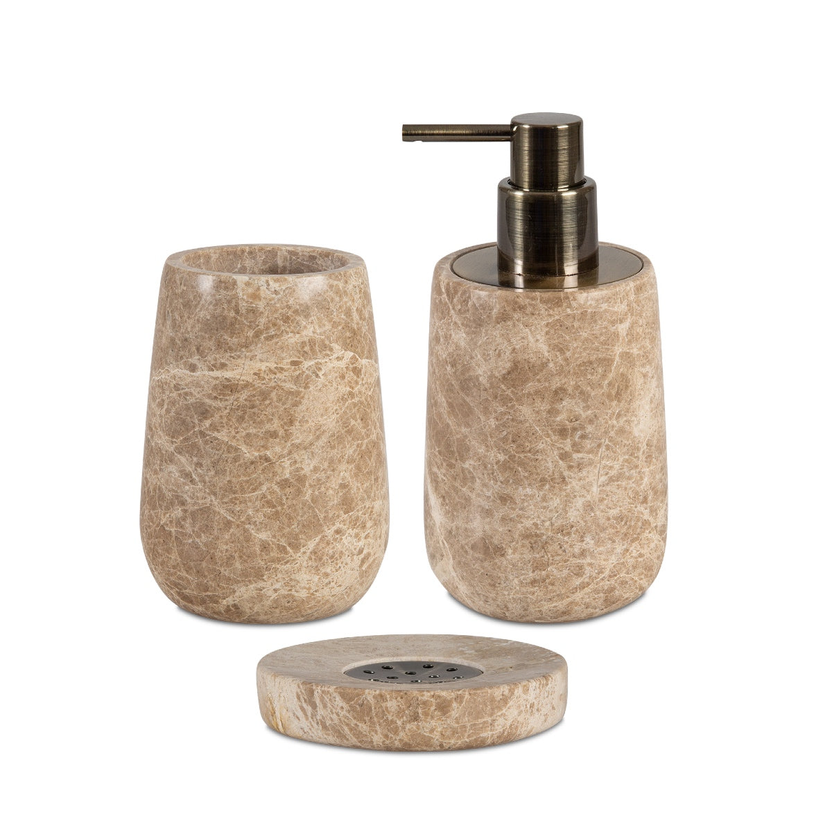Brown bathroom soap dish