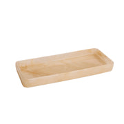 Pink mother-of-pearl polyresin tray