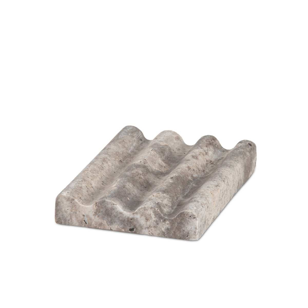 Jabonera de mármol gris