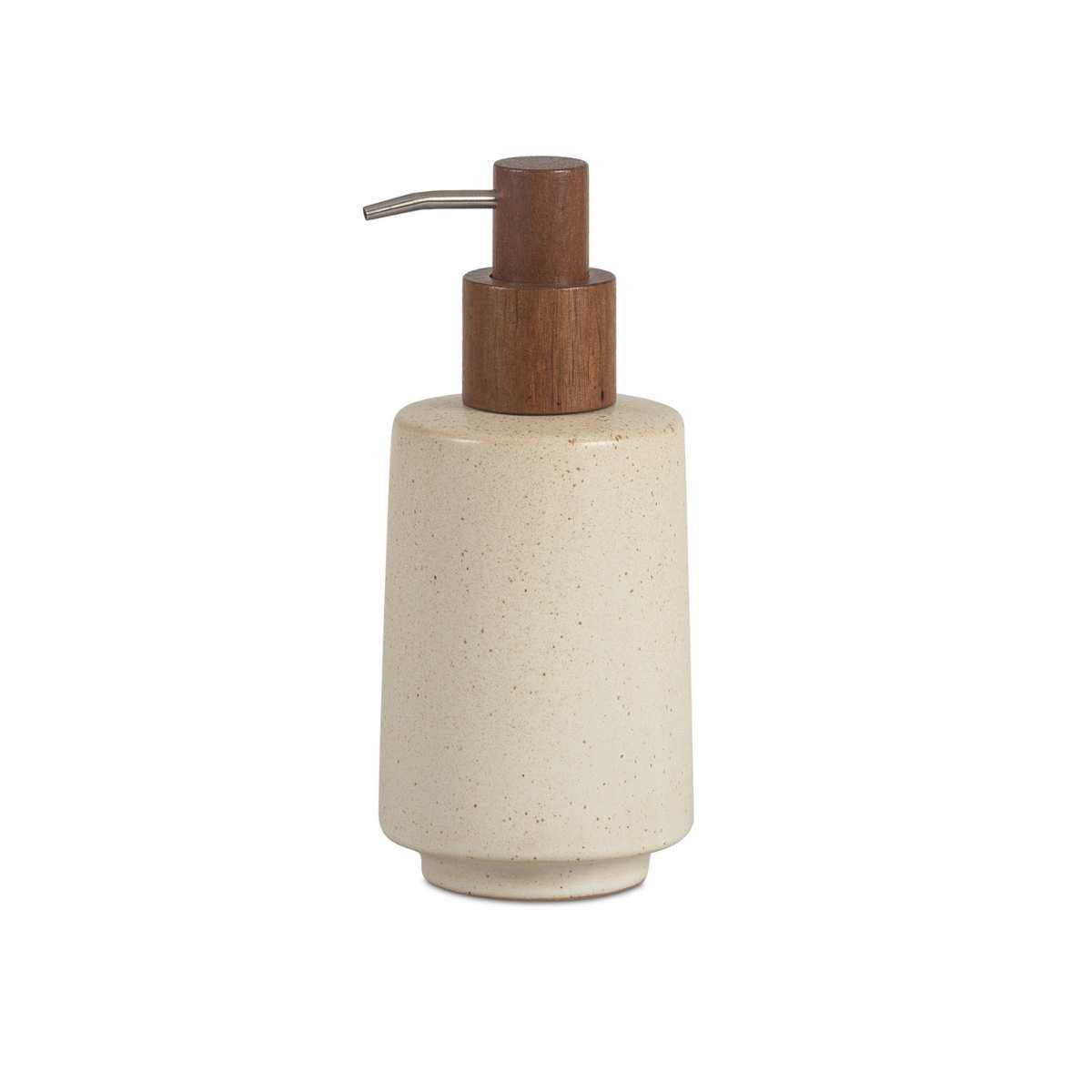 Dispensador de baño de cerámica beige Kala