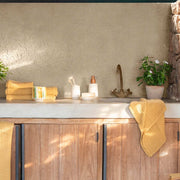 Dispensador de baño de cerámica beige Kala