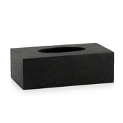 Black slate tissue box